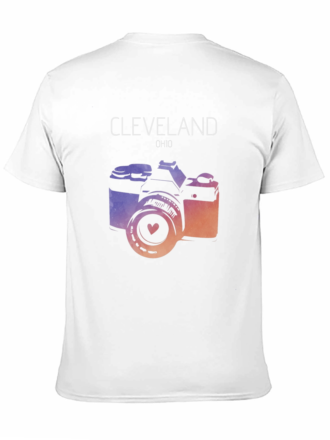 Cleveland OH Photo Camera Graphic Tee