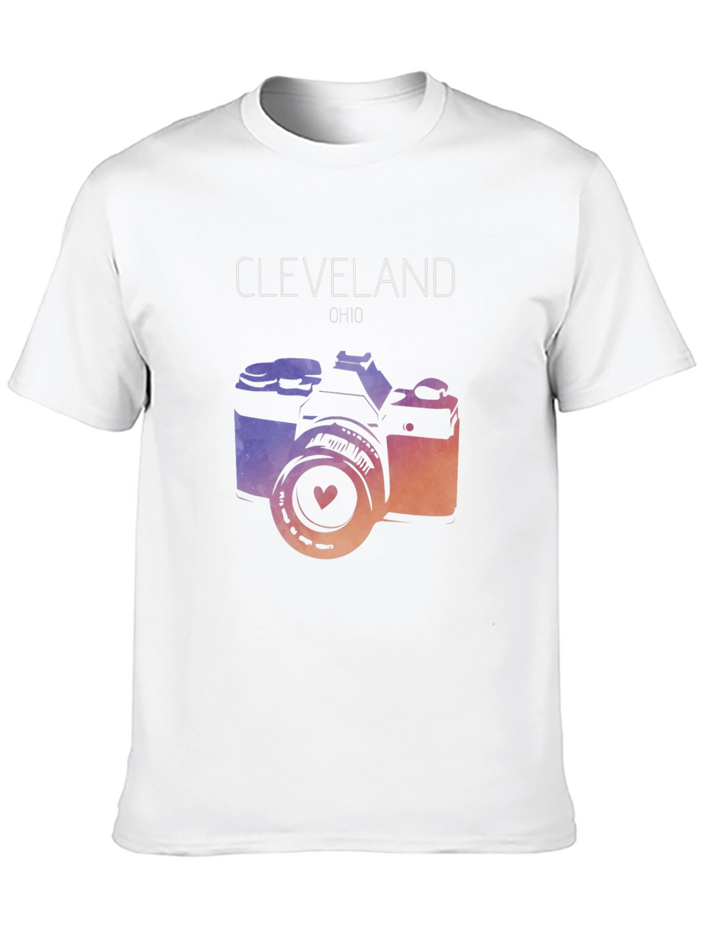 Cleveland OH Photo Camera Graphic Tee