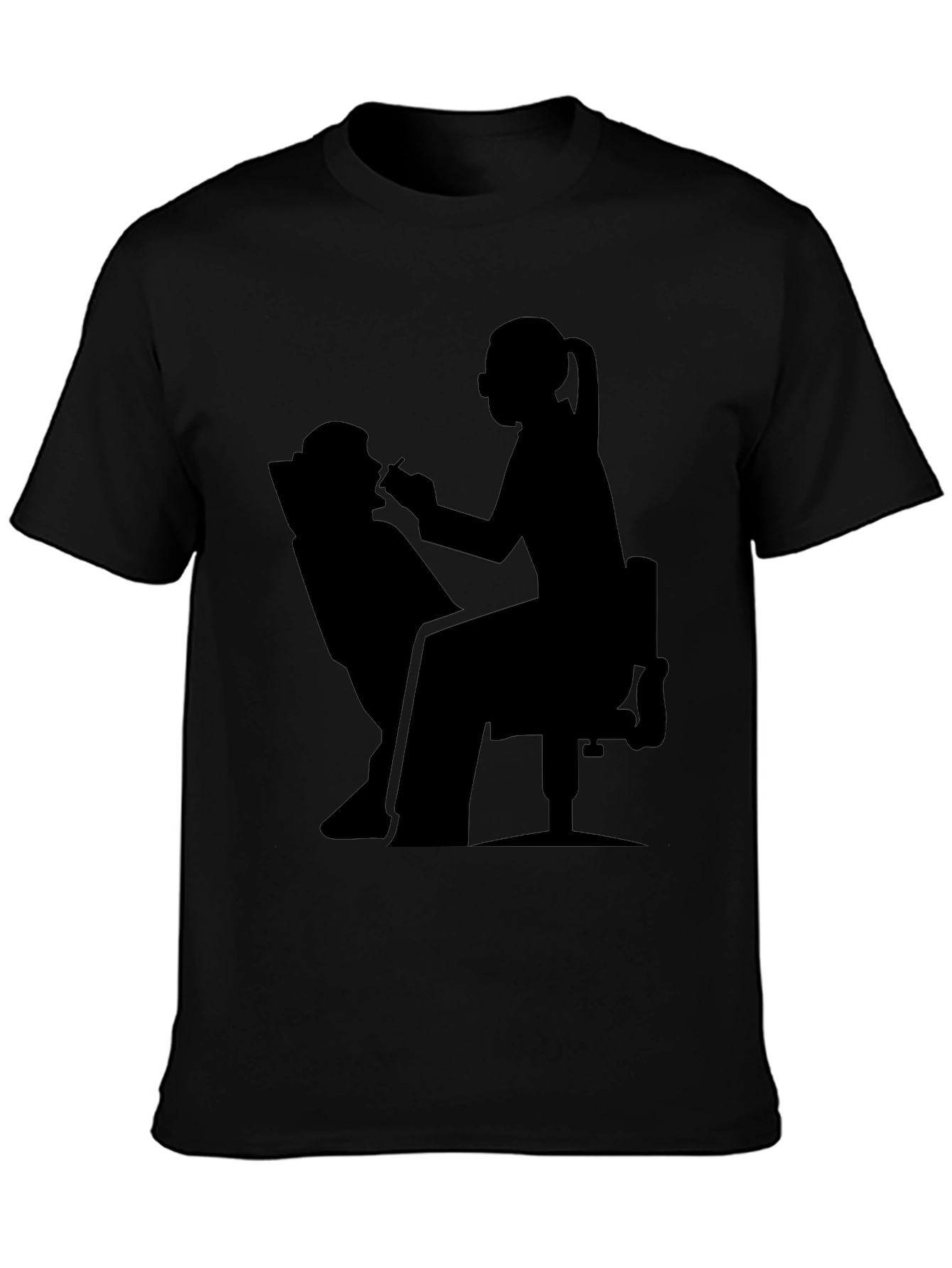 Dentist Silhouette Graphic T-Shirt