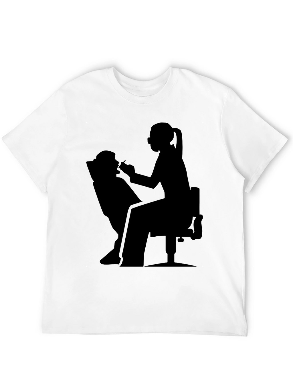 Dentist Silhouette Graphic T-Shirt