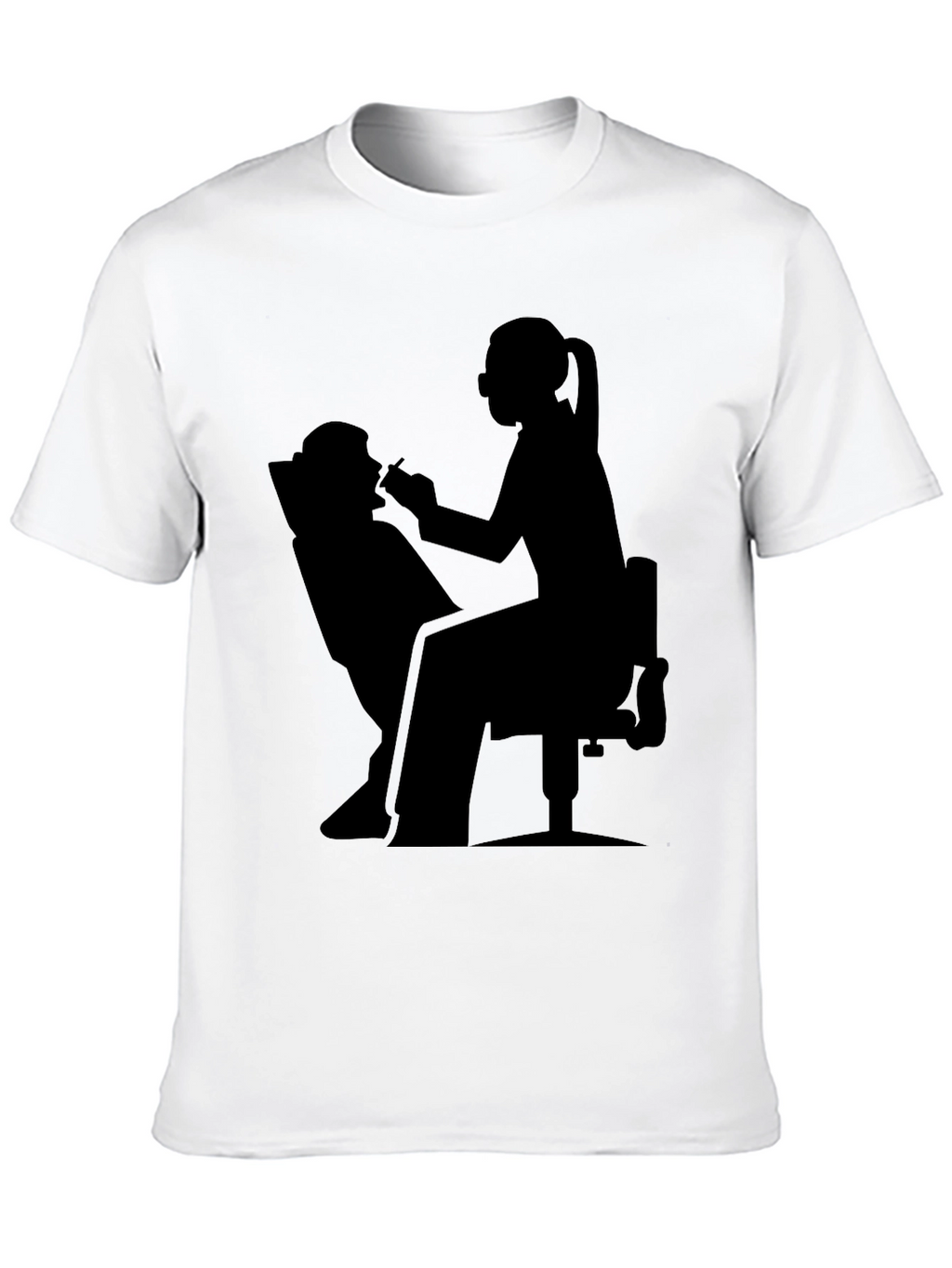 Dentist Silhouette Graphic T-Shirt
