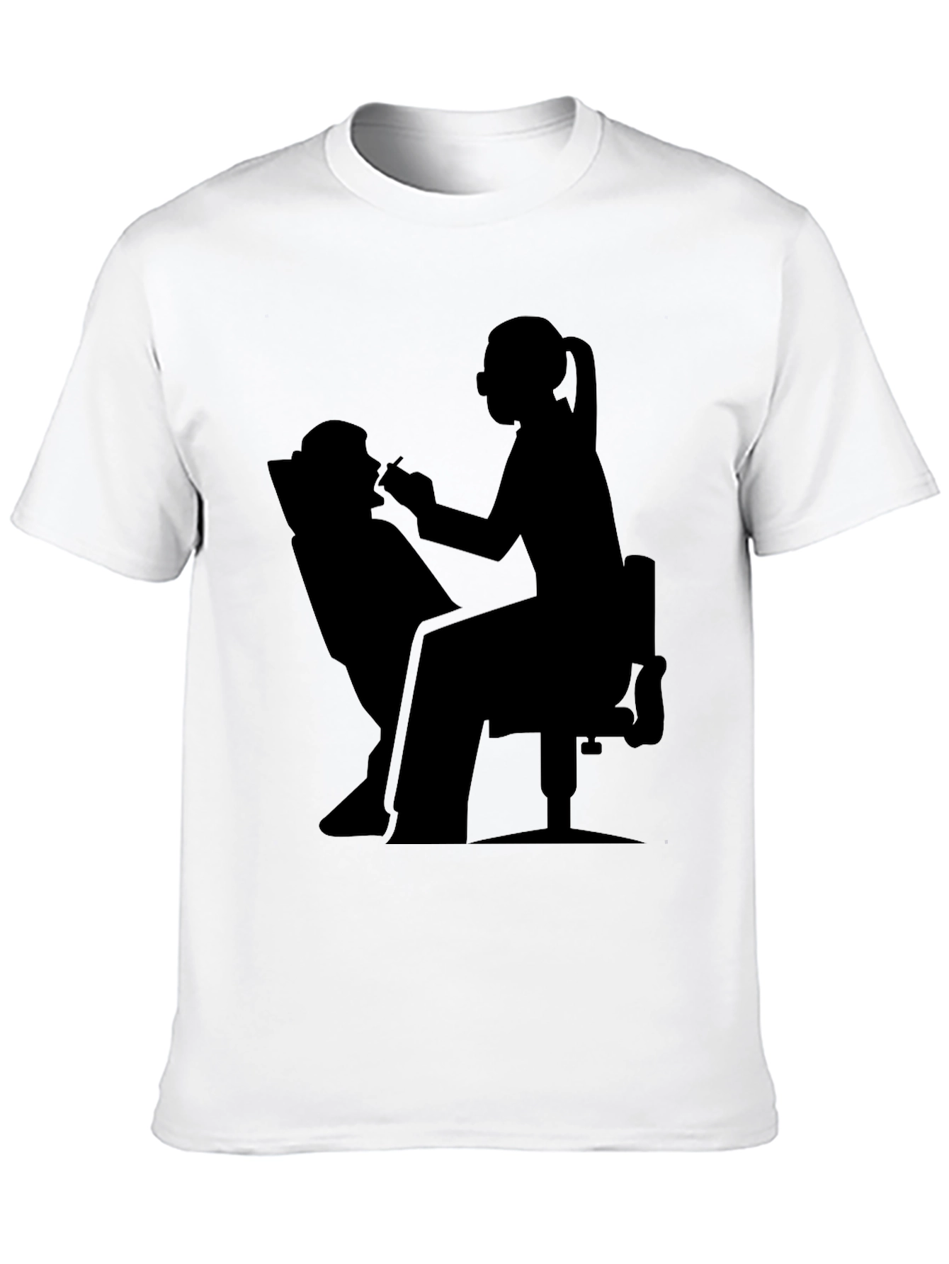 Dentist Silhouette Graphic T-Shirt