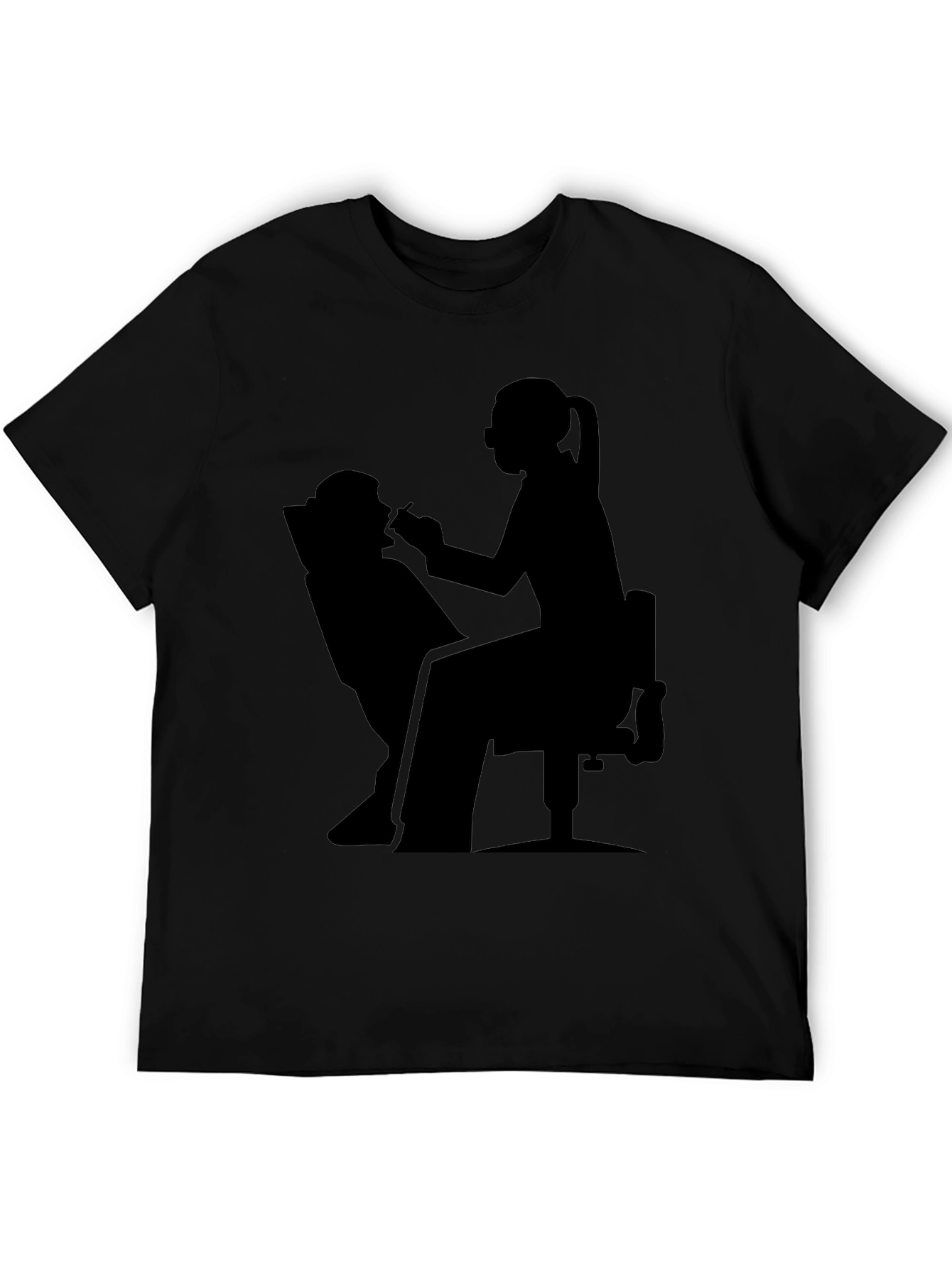 Dentist Silhouette Graphic T-Shirt