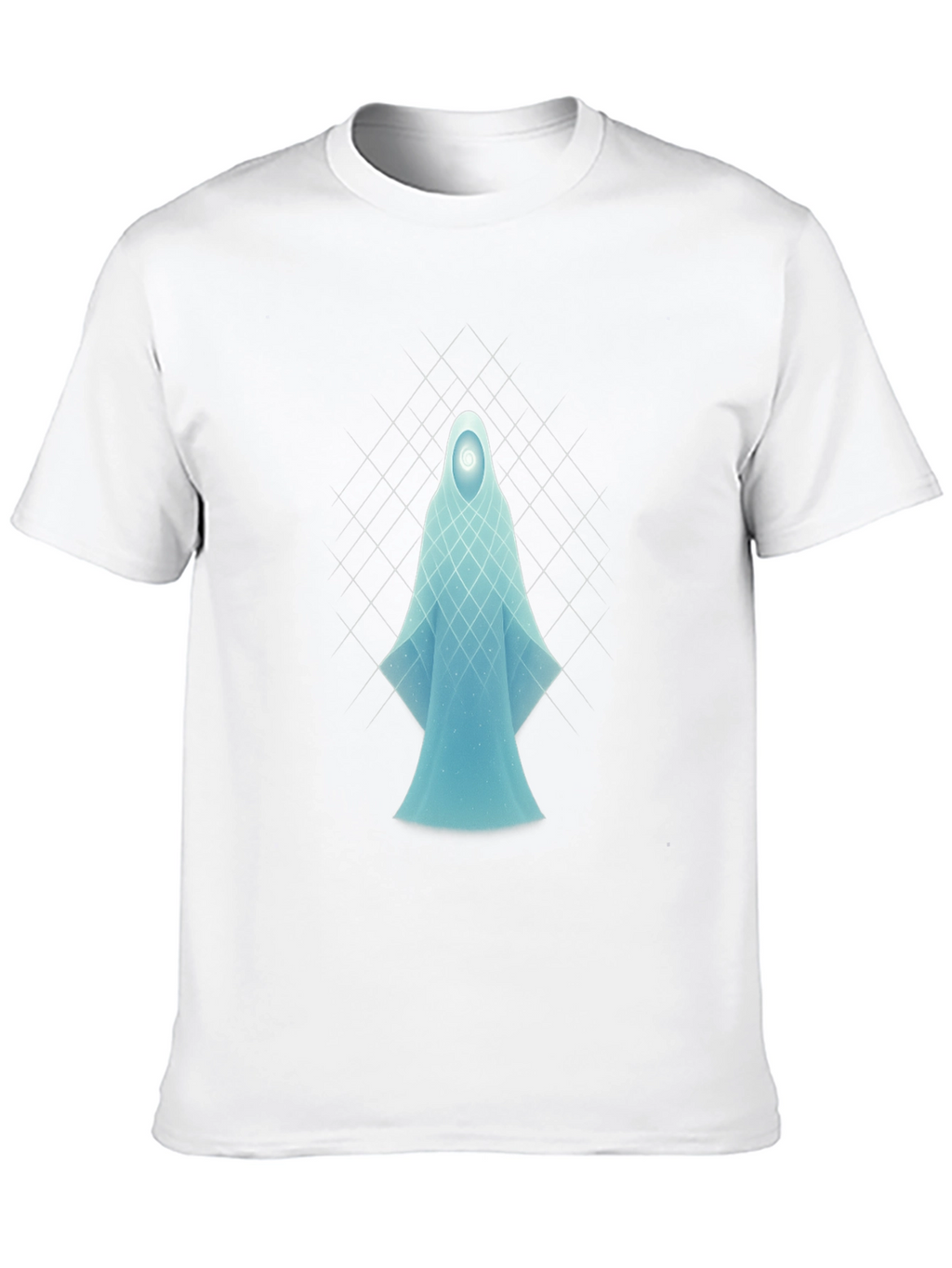 Ethereal Spirit Graphic Tee - Black Cotton Comfort