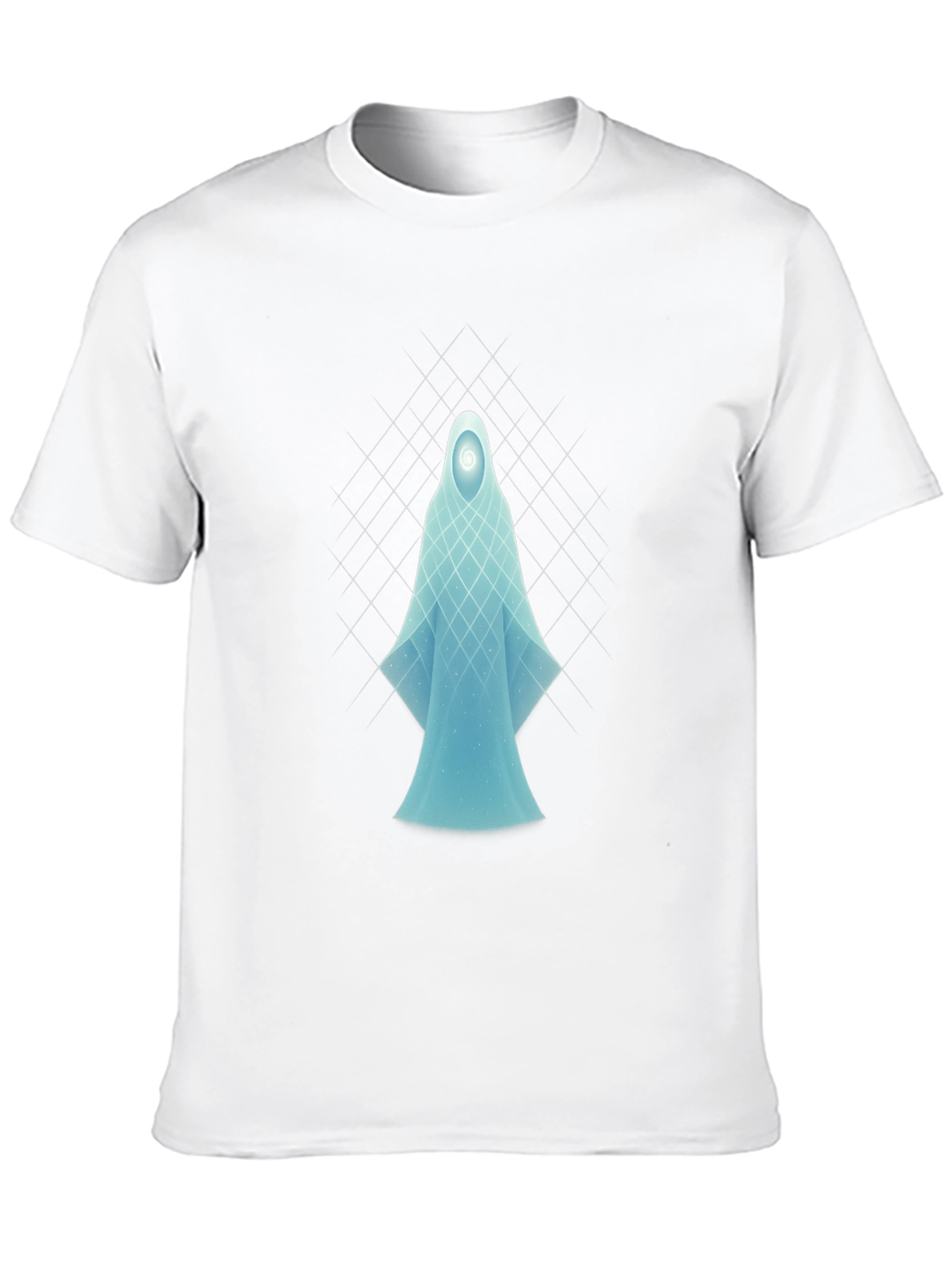 Ethereal Spirit Graphic Tee - Black Cotton Comfort