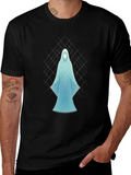 Ethereal Spirit Graphic Tee - Black Cotton Comfort