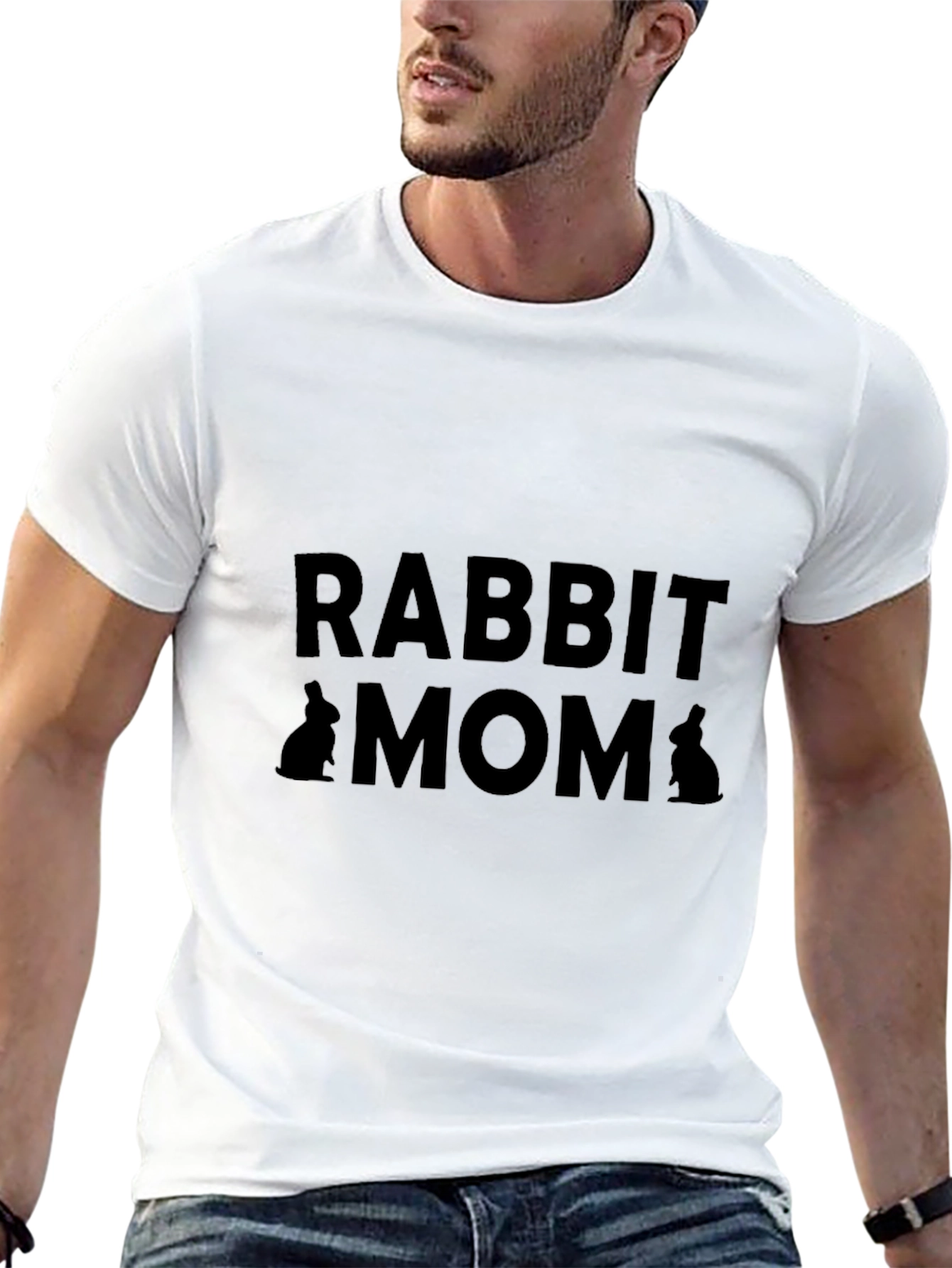 Rabbit Mom Graphic T-Shirt