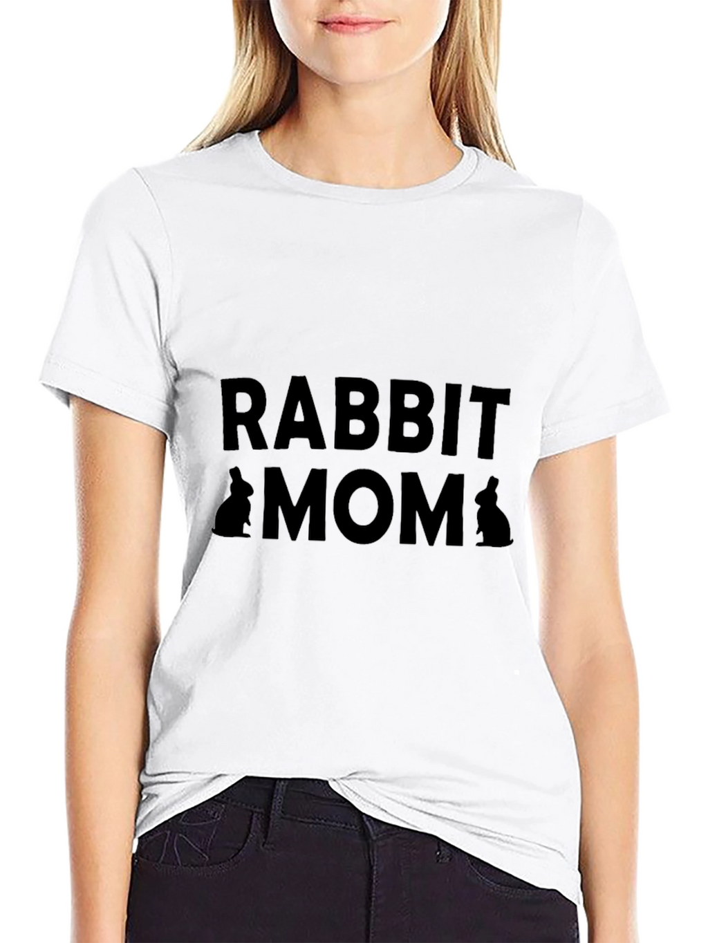 Rabbit Mom Graphic T-Shirt