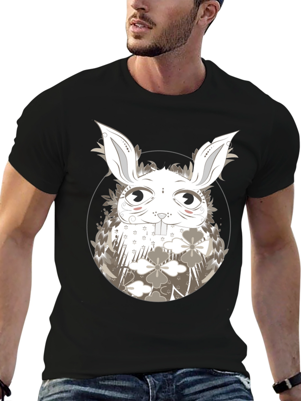 Rabbit T-Shirt - Stylish Graphic Tee for Men