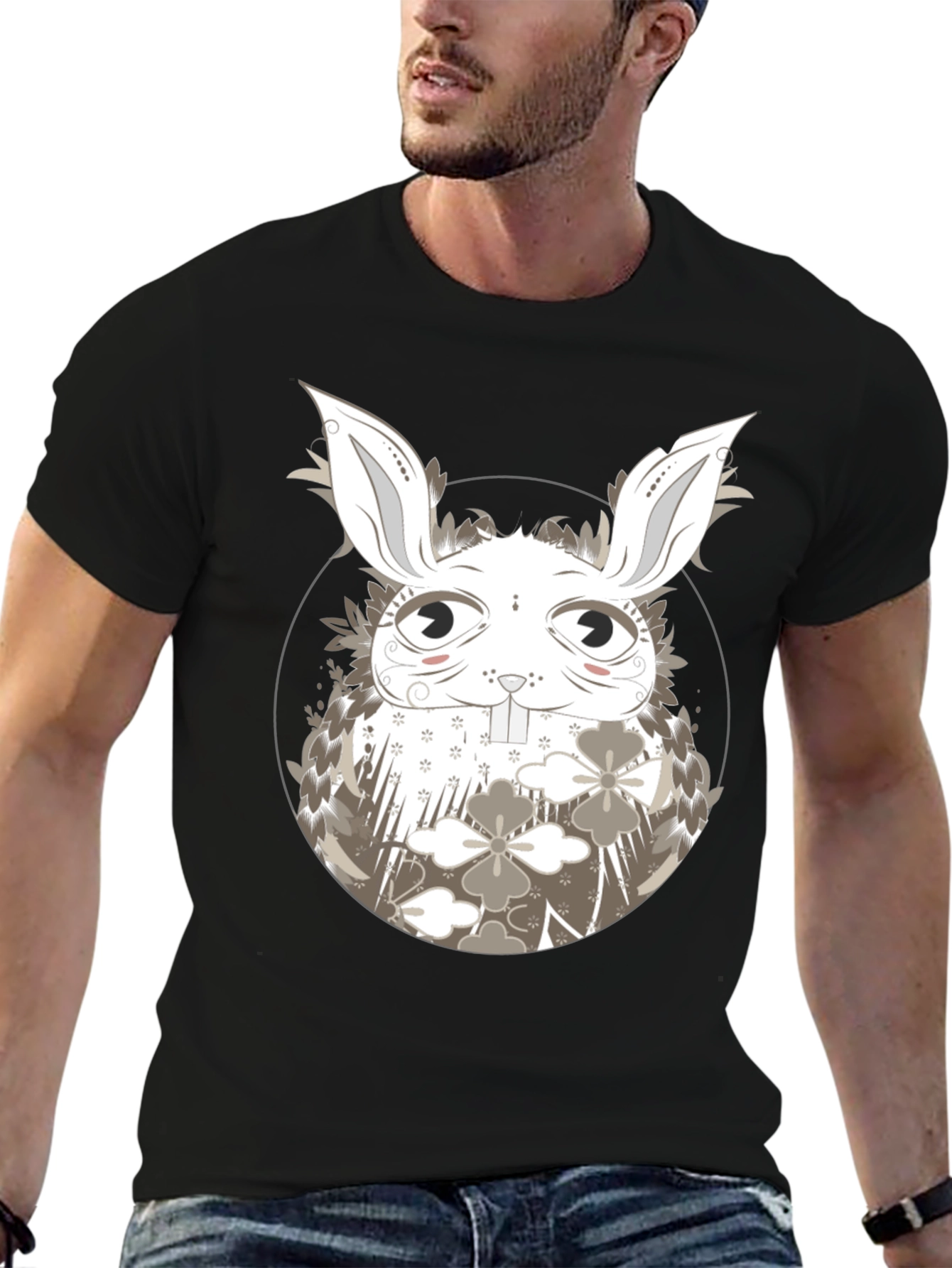Rabbit T-Shirt - Stylish Graphic Tee for Men