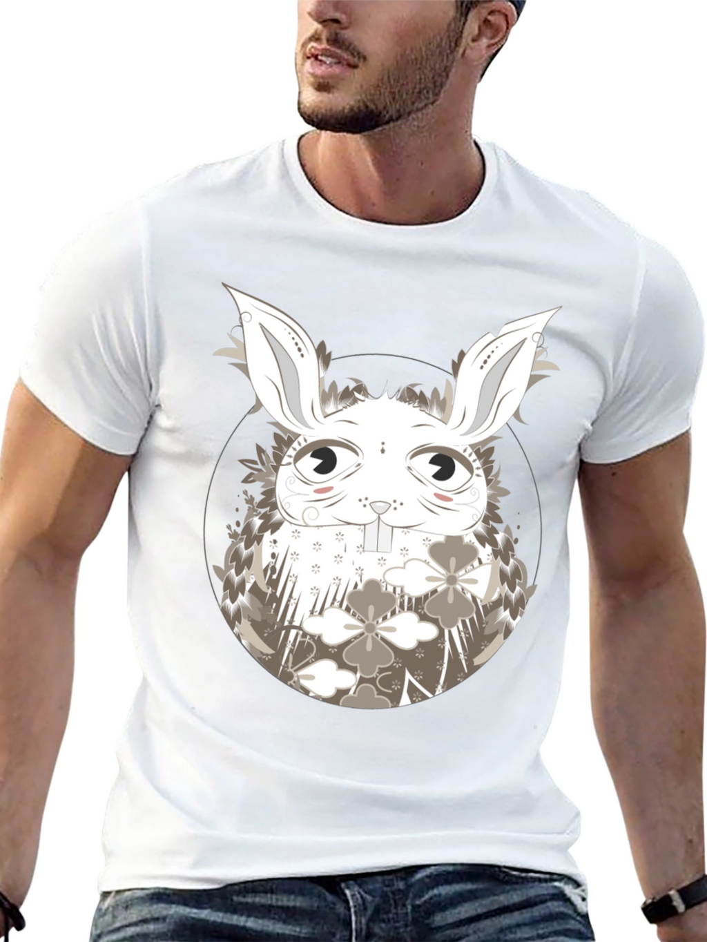 Rabbit T-Shirt - Stylish Graphic Tee for Men