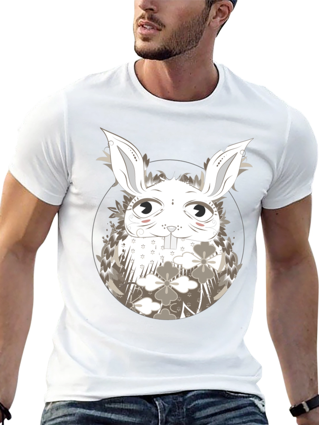 Rabbit T-Shirt - Stylish Graphic Tee for Men