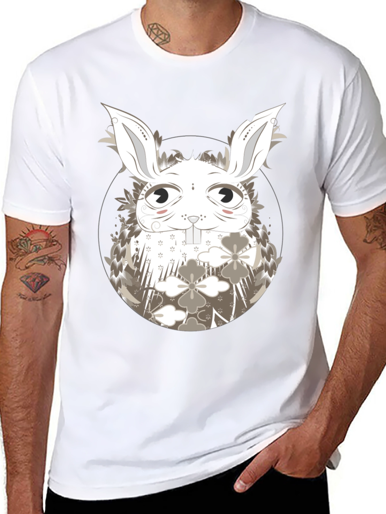 Rabbit T-Shirt - Stylish Graphic Tee for Men
