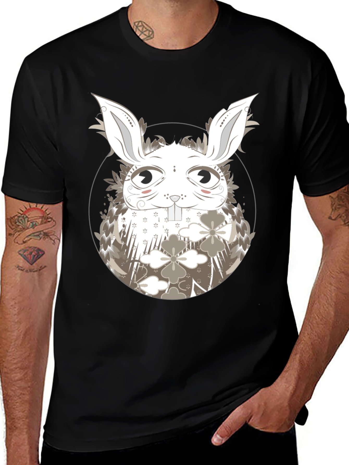 Rabbit T-Shirt - Stylish Graphic Tee for Men