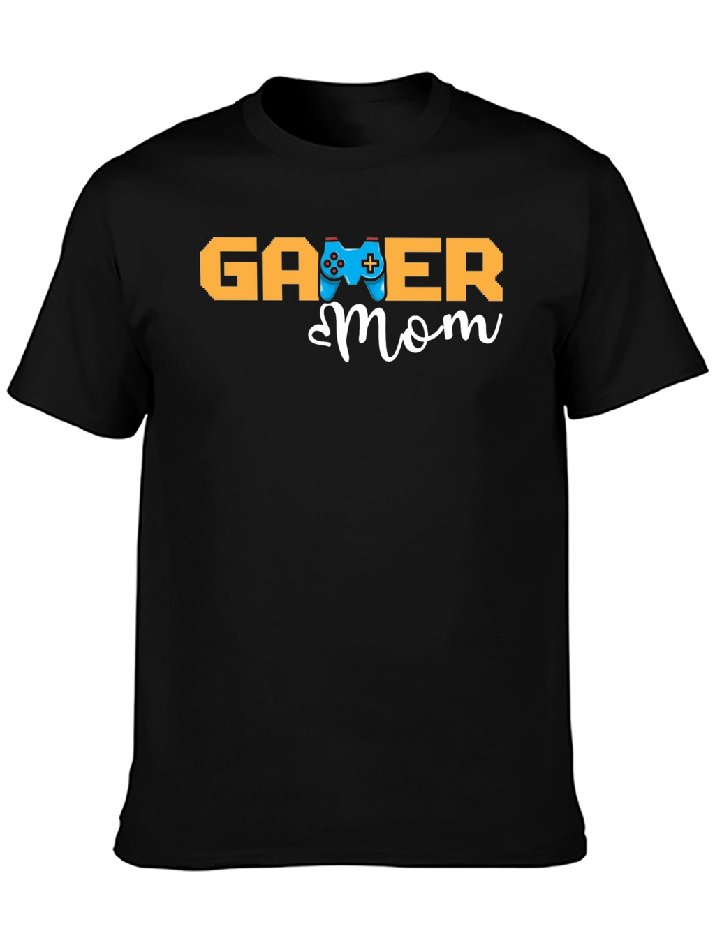 Gamer Mom T-Shirt - Black Cotton Blend