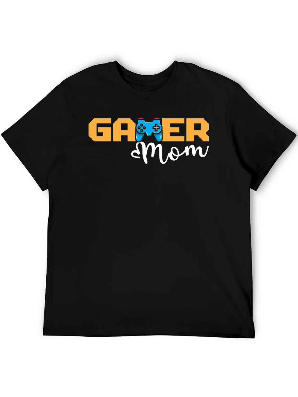 Gamer Mom T-Shirt - Black Cotton Blend