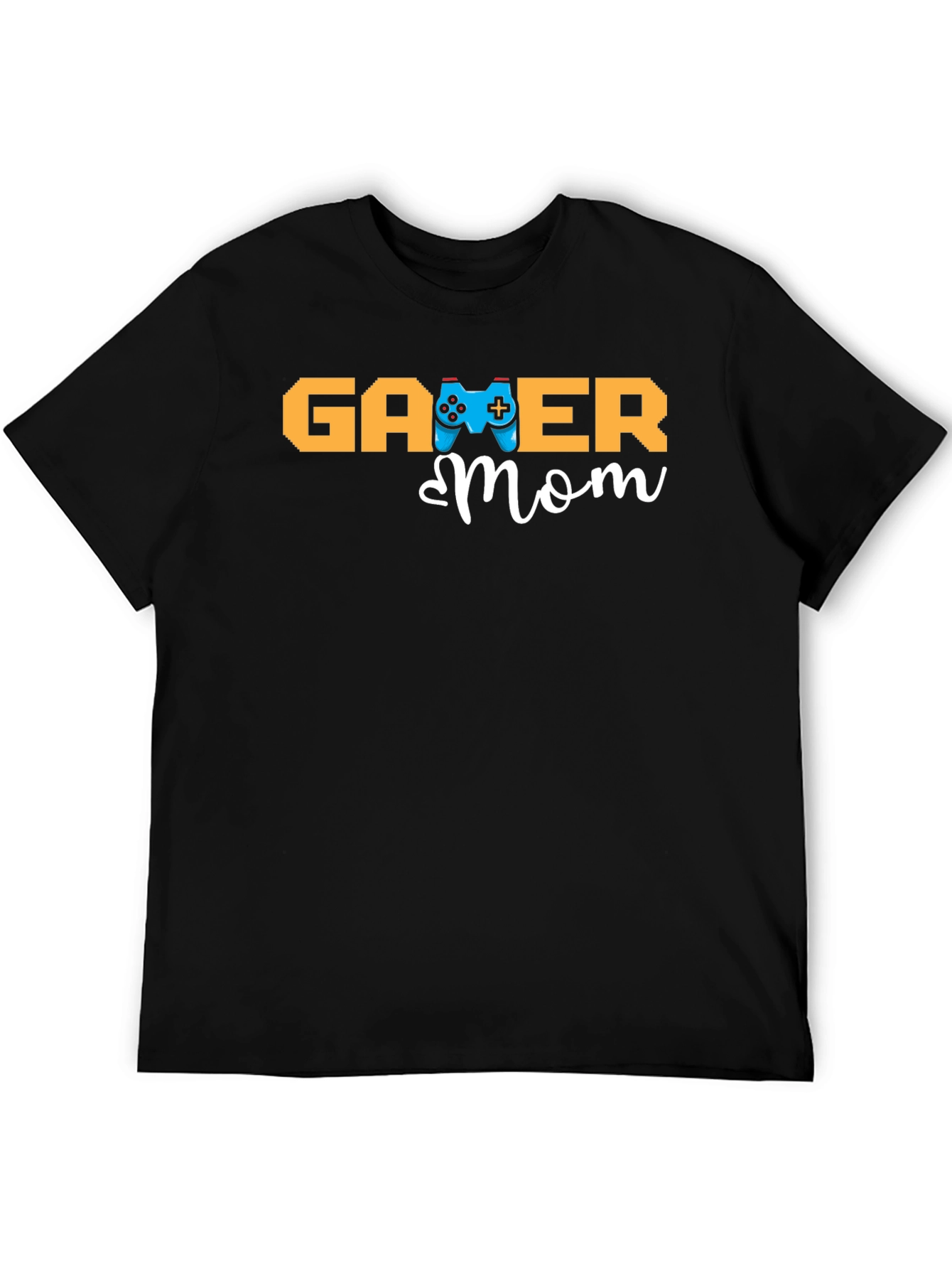Gamer Mom T-Shirt - Black Cotton Blend