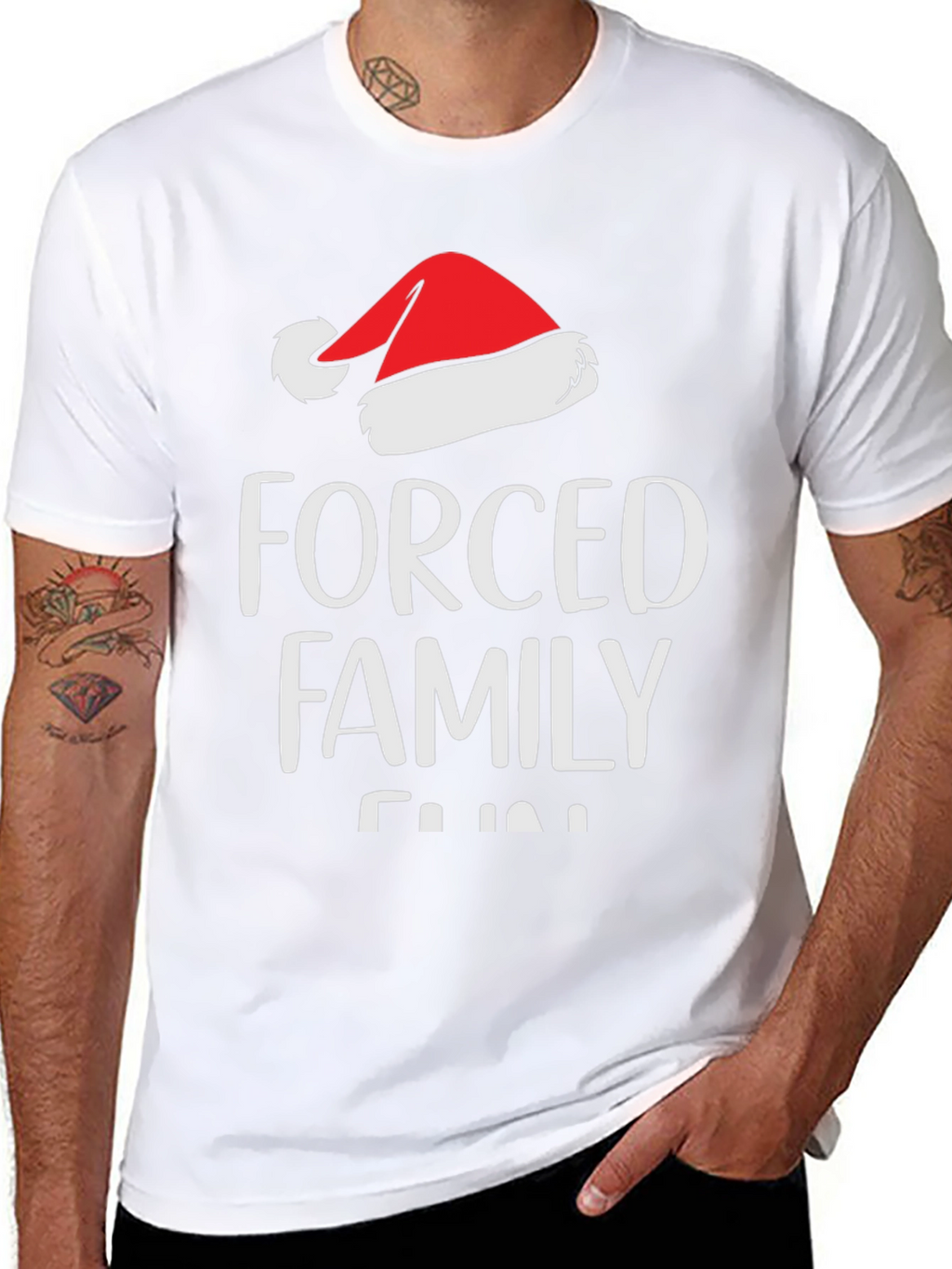 Forced Family Fun Christmas T-Shirt