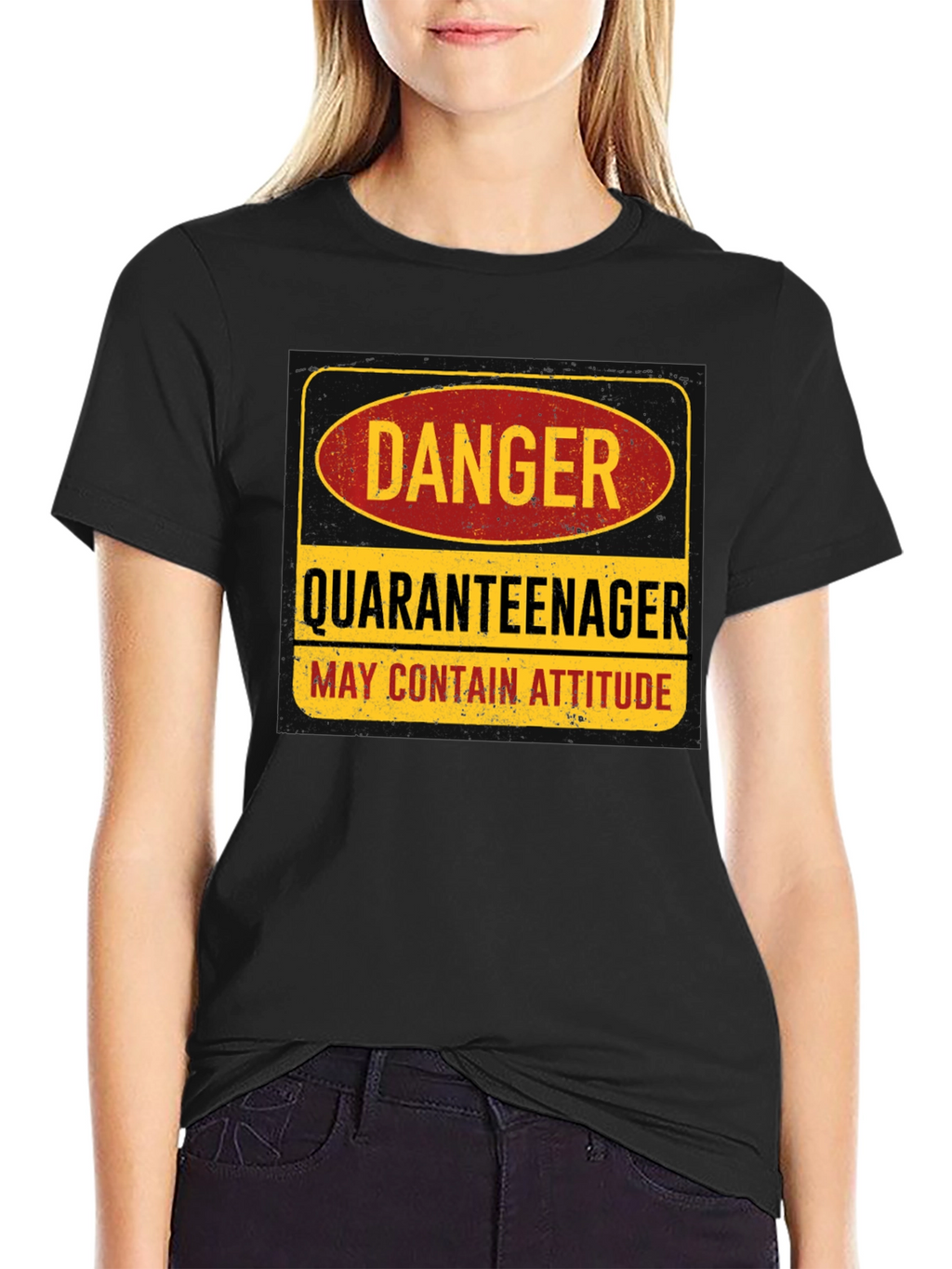 Danger Quaranteenager T-Shirt: May Contain Attitude