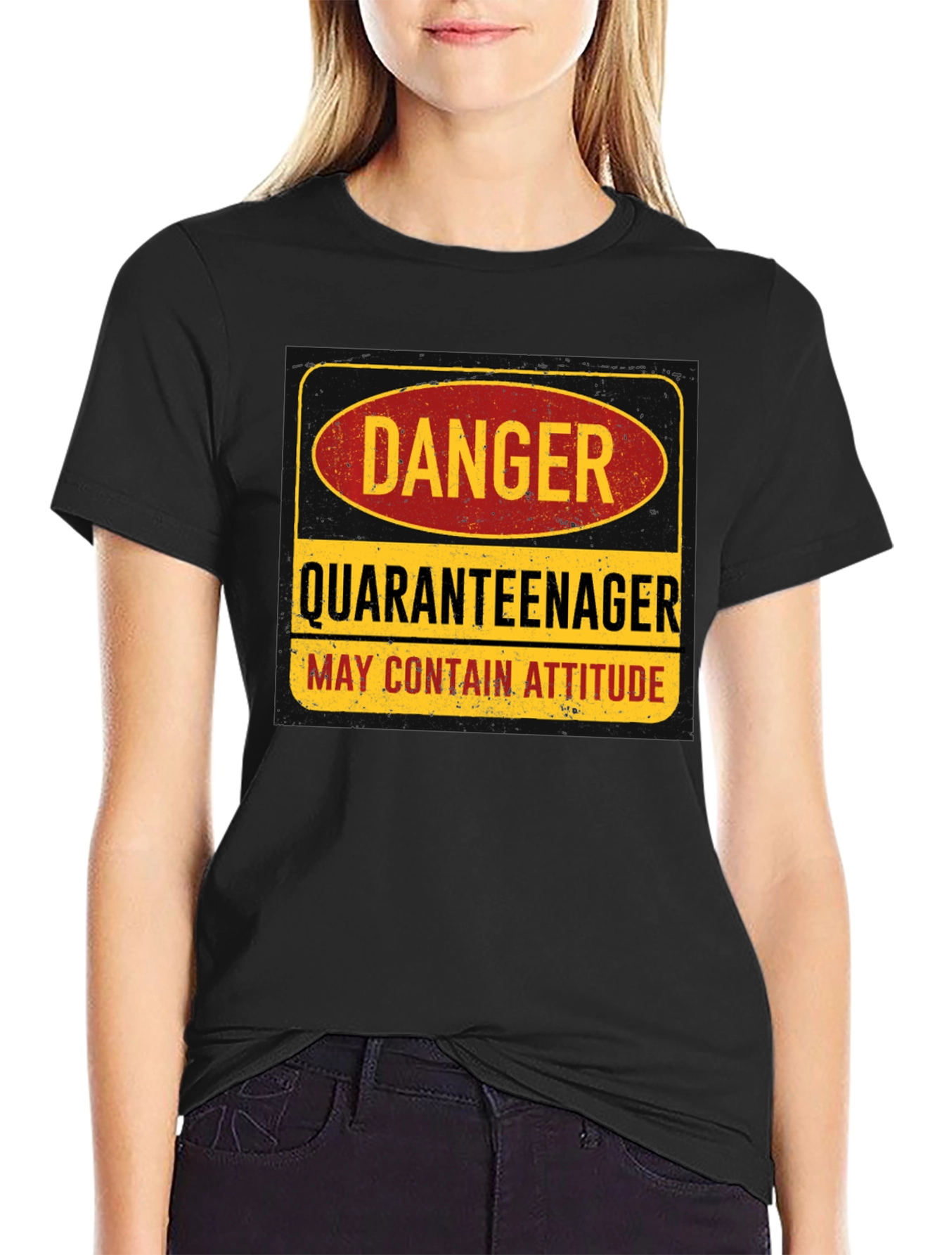 Danger Quaranteenager T-Shirt: May Contain Attitude