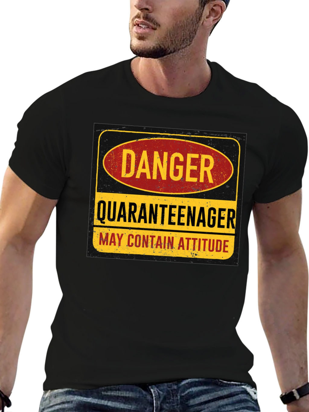 Danger Quaranteenager T-Shirt: May Contain Attitude