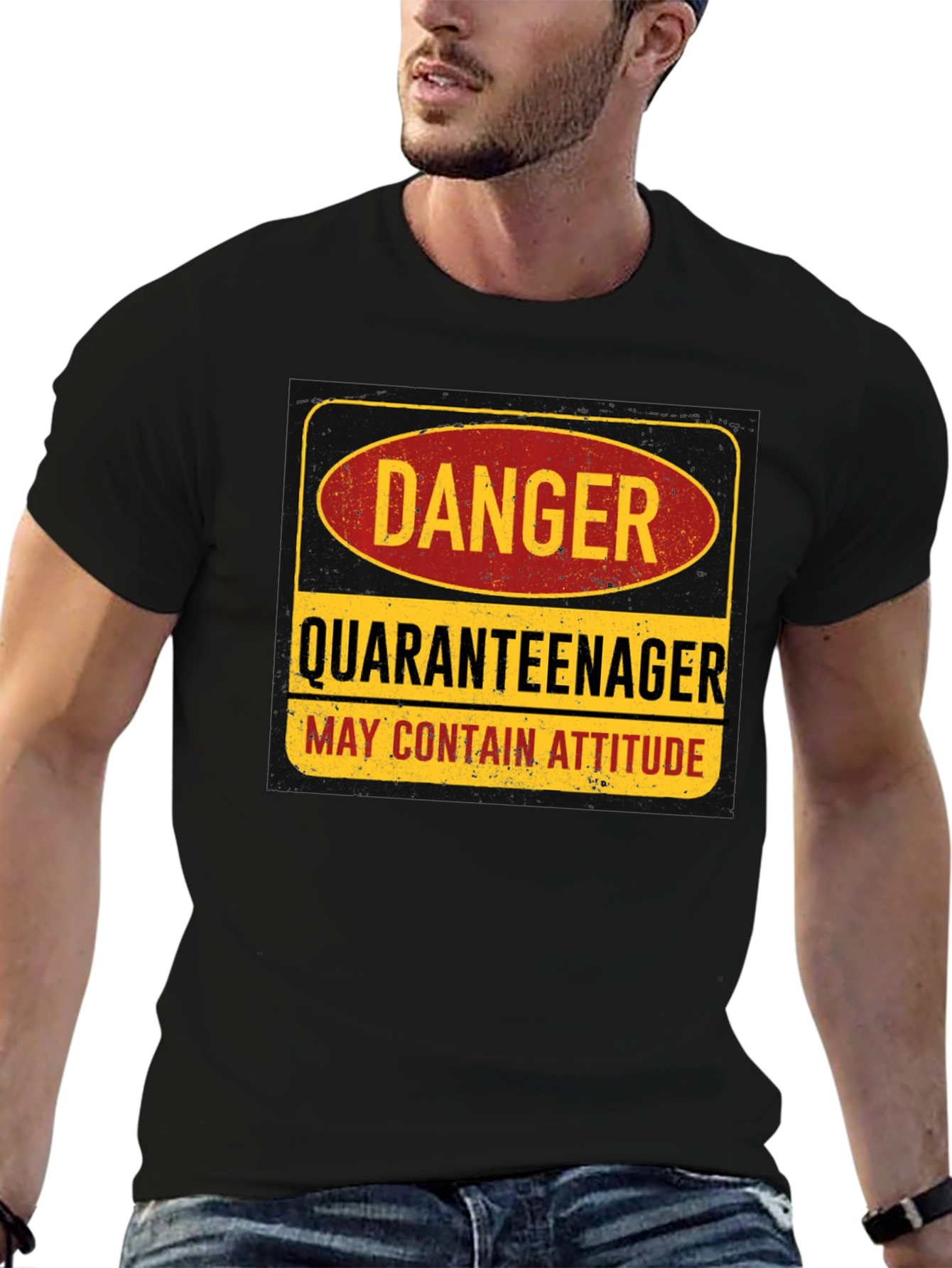 Danger Quaranteenager T-Shirt: May Contain Attitude
