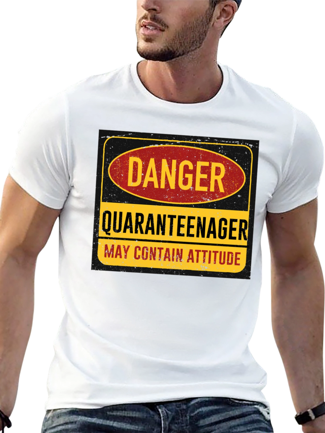 Danger Quaranteenager T-Shirt: May Contain Attitude