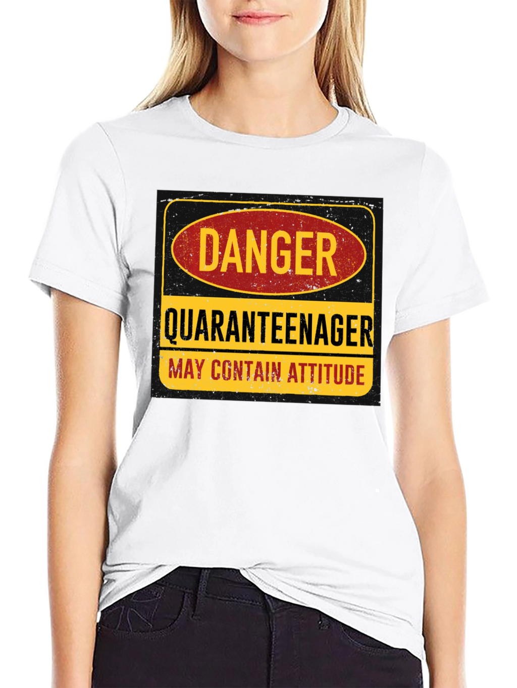 Danger Quaranteenager T-Shirt: May Contain Attitude