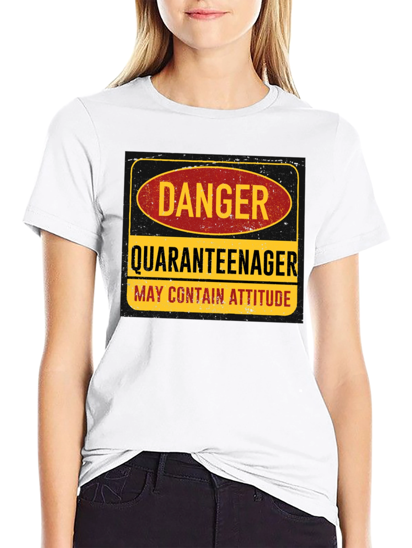 Danger Quaranteenager T-Shirt: May Contain Attitude