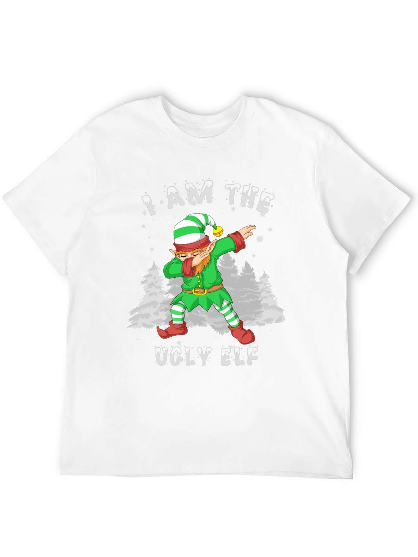 Ugly Elf Dabbing Christmas T-Shirt