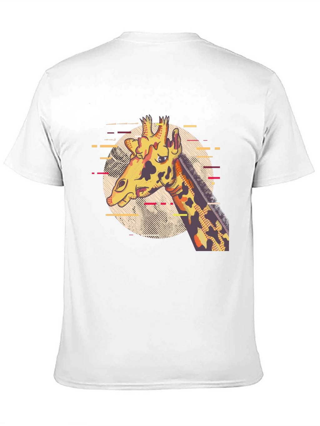 Giraffe Graphic Print T-Shirt