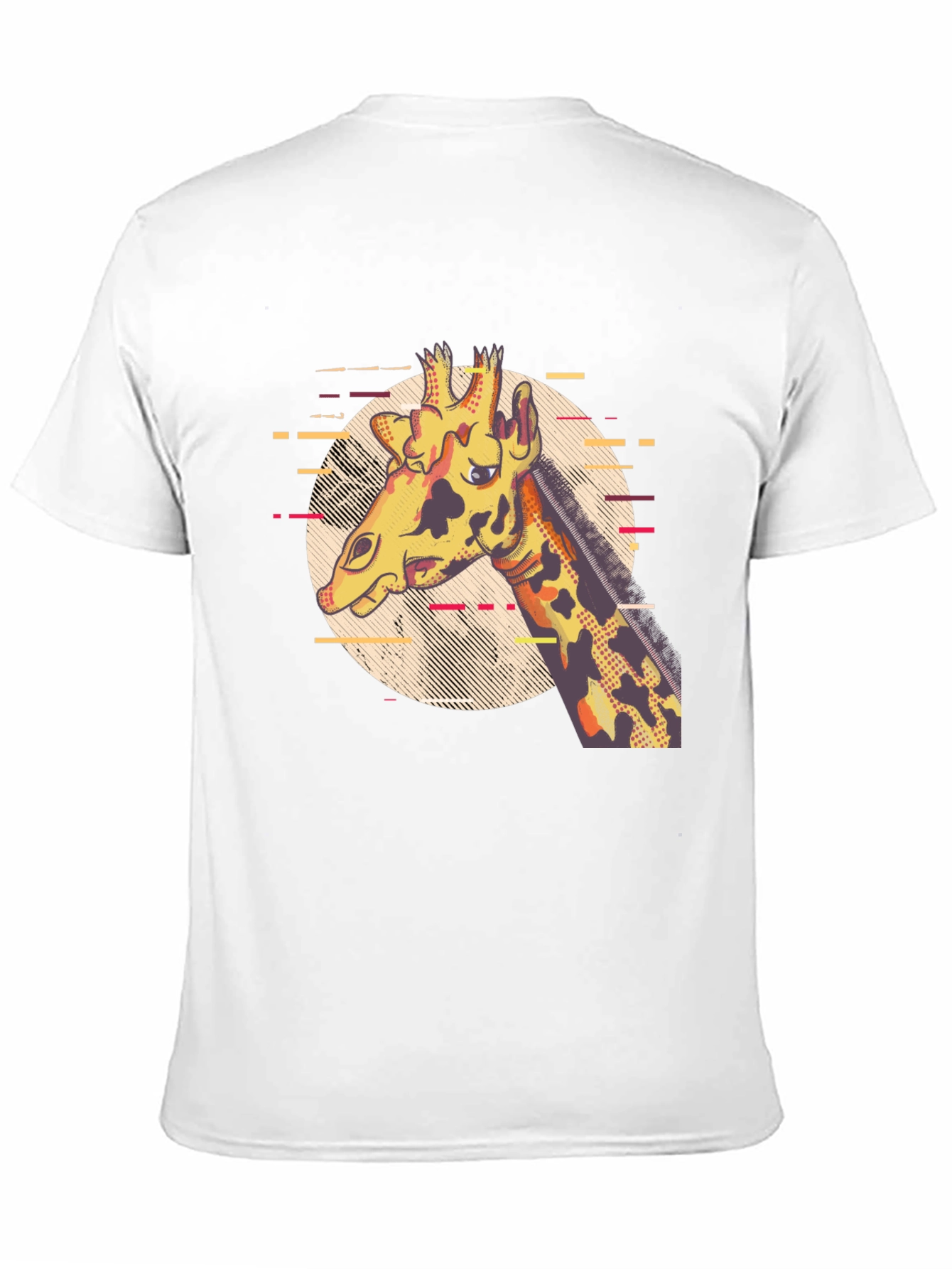 Giraffe Graphic Print T-Shirt