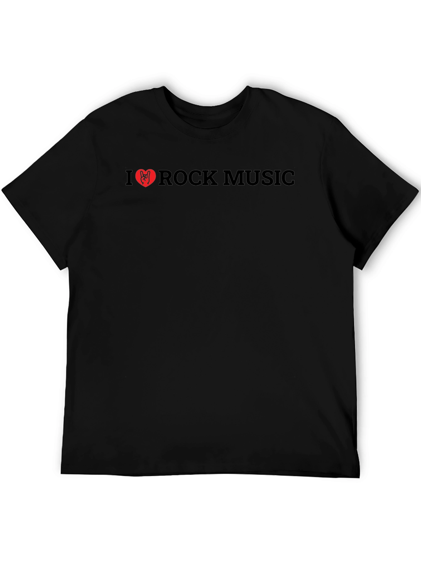 I Love Rock Music Graphic T-Shirt