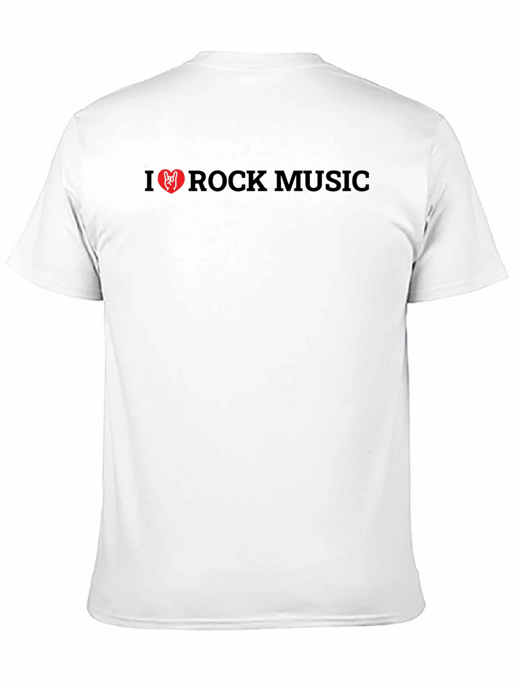 I Love Rock Music Graphic T-Shirt