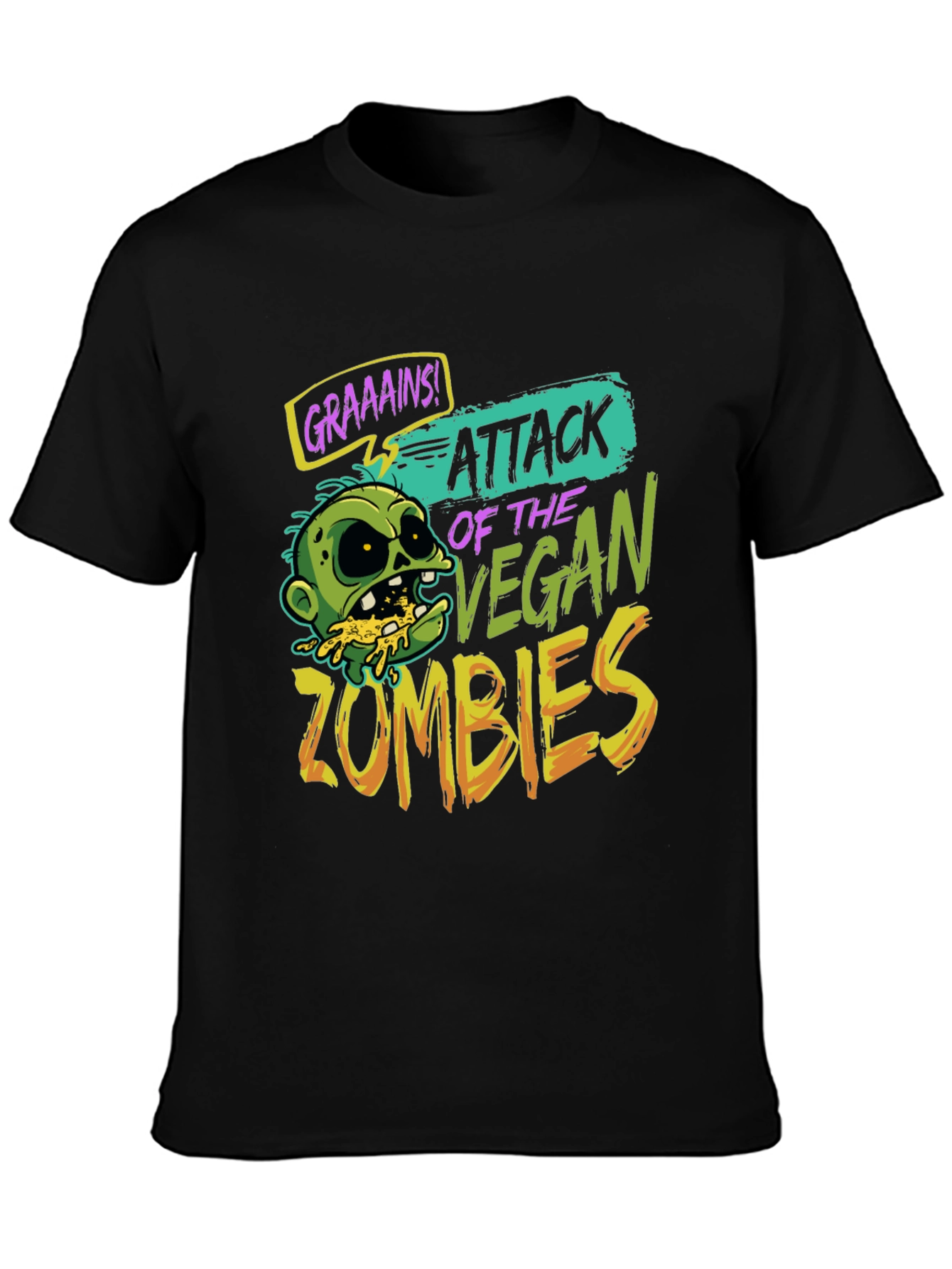 Attack of the Vegan Zombies T-Shirt
