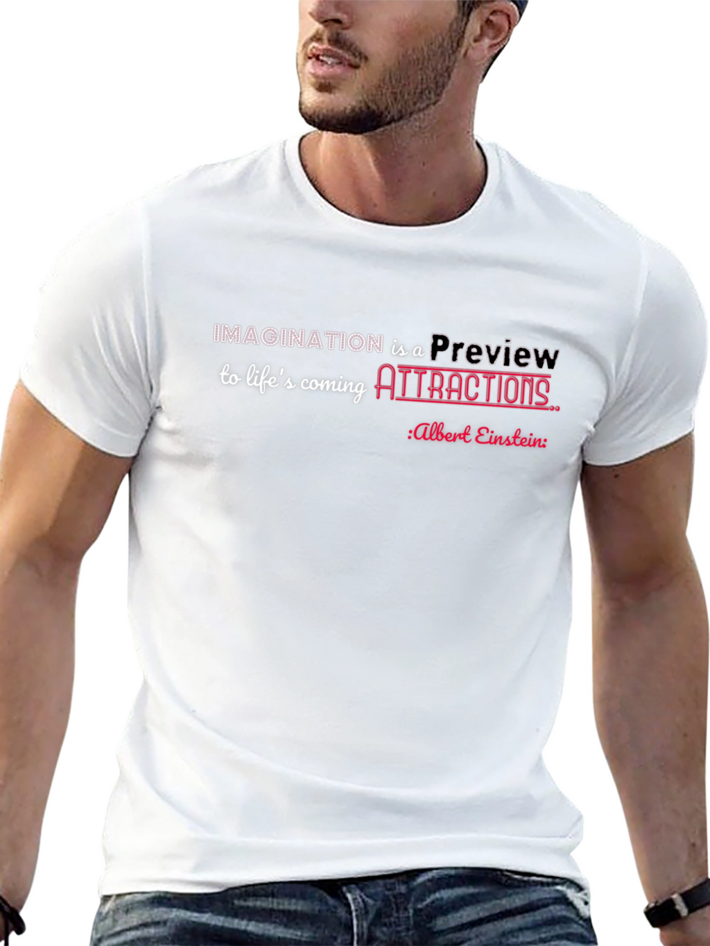 Imagination Preview Tee - Einstein Quote Shirt