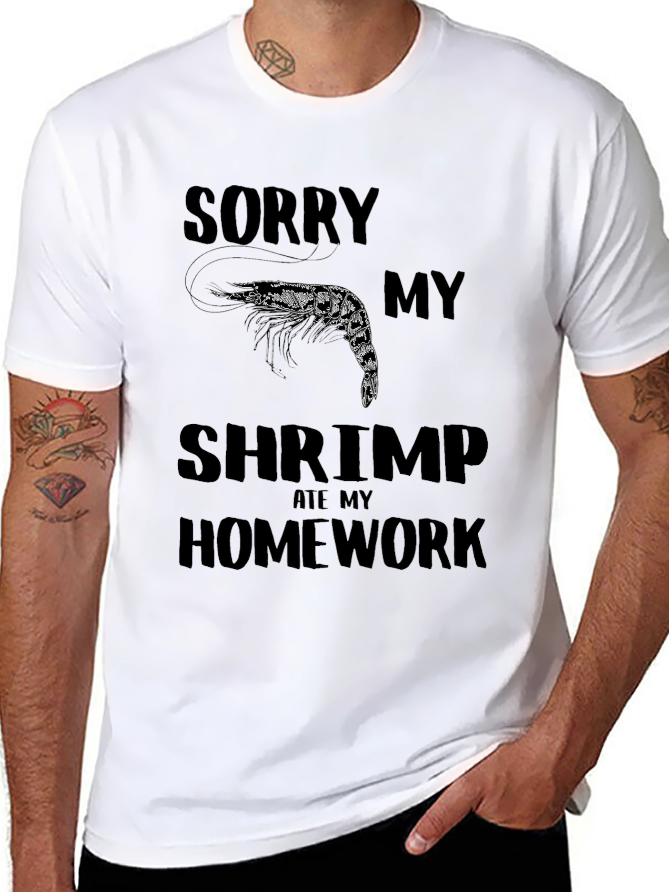 Sorry My Shrimp Ate My Homework T-Shirt