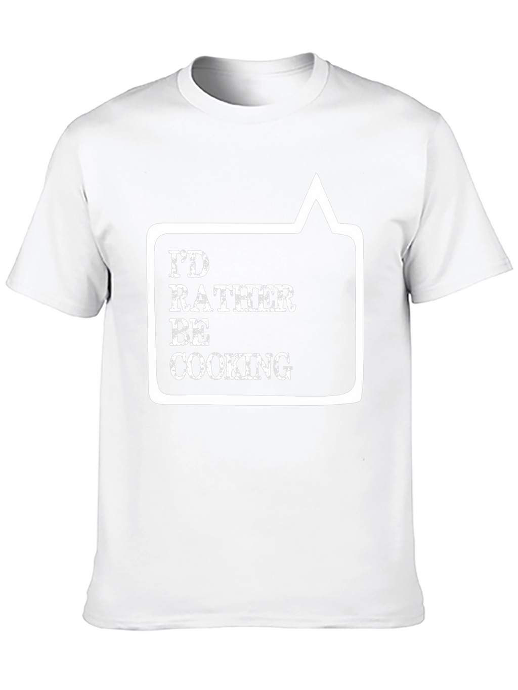 Id Rather Be Cooking T-Shirt - Black