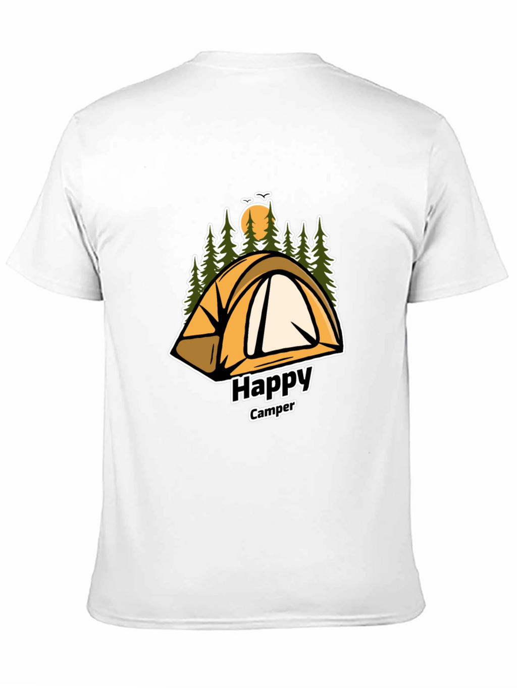 Happy Camper Graphic T-Shirt - Adventure Awaits