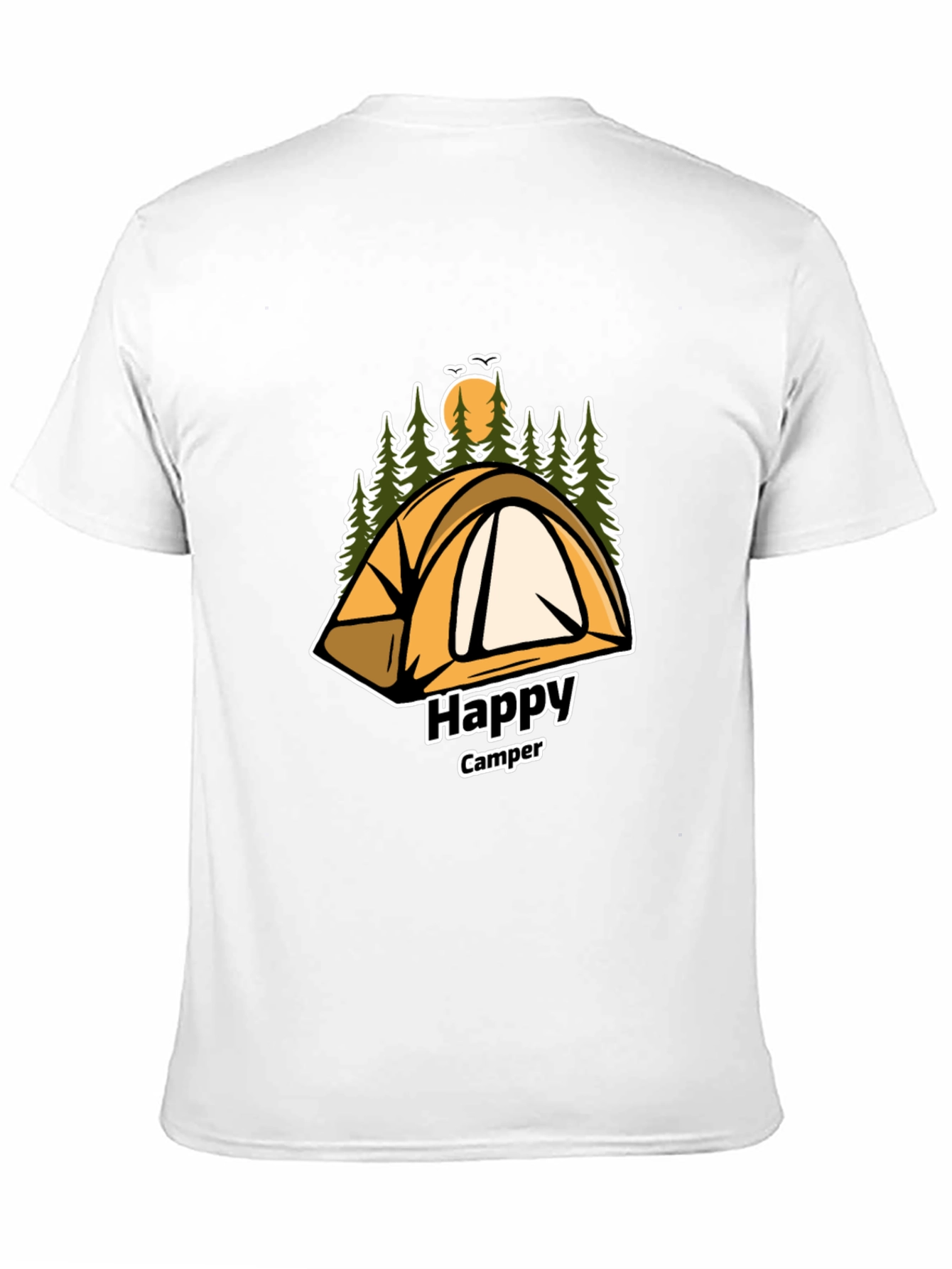 Happy Camper Graphic T-Shirt - Adventure Awaits