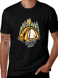 Happy Camper Graphic T-Shirt - Adventure Awaits