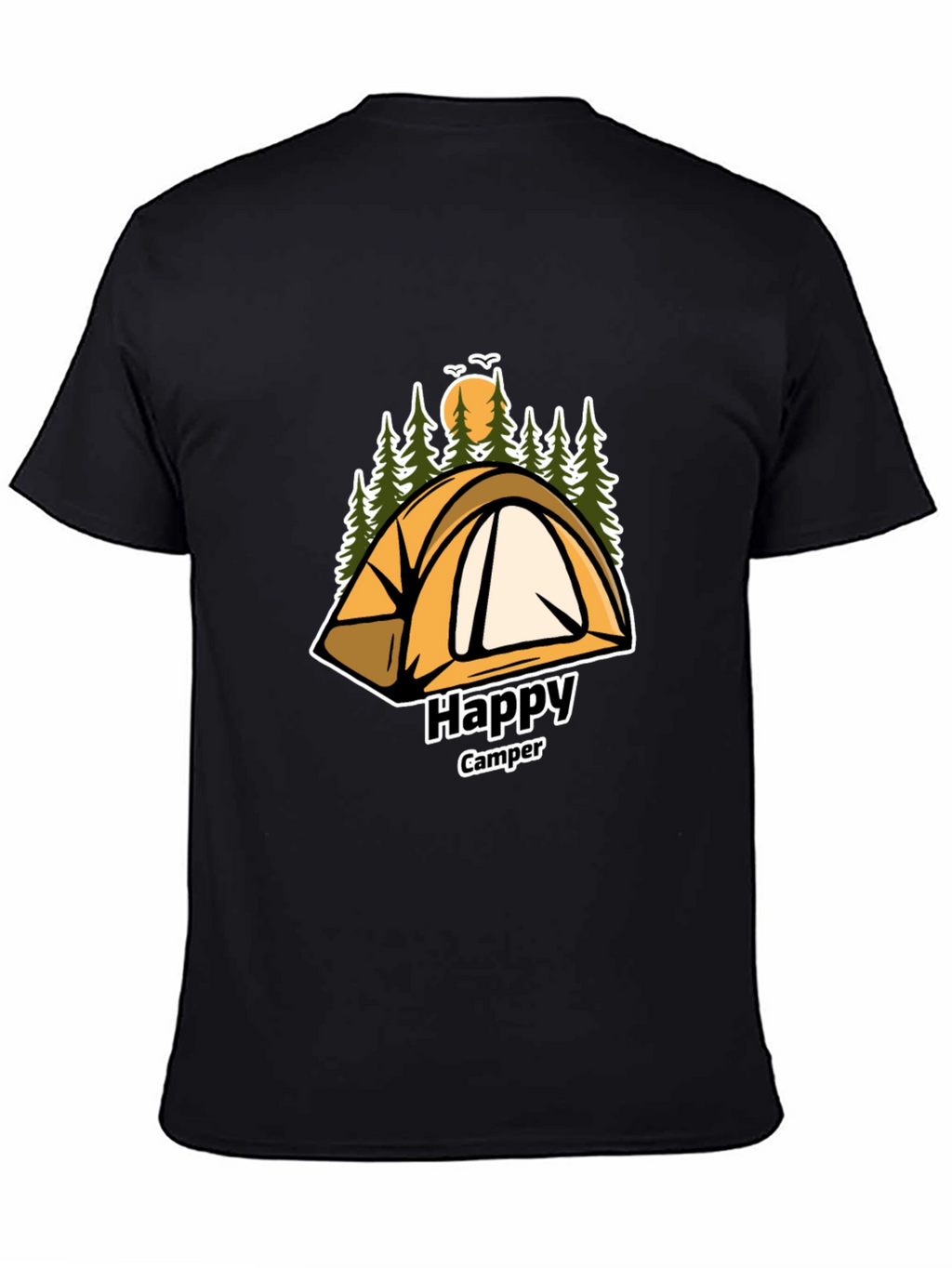 Happy Camper Graphic T-Shirt - Adventure Awaits