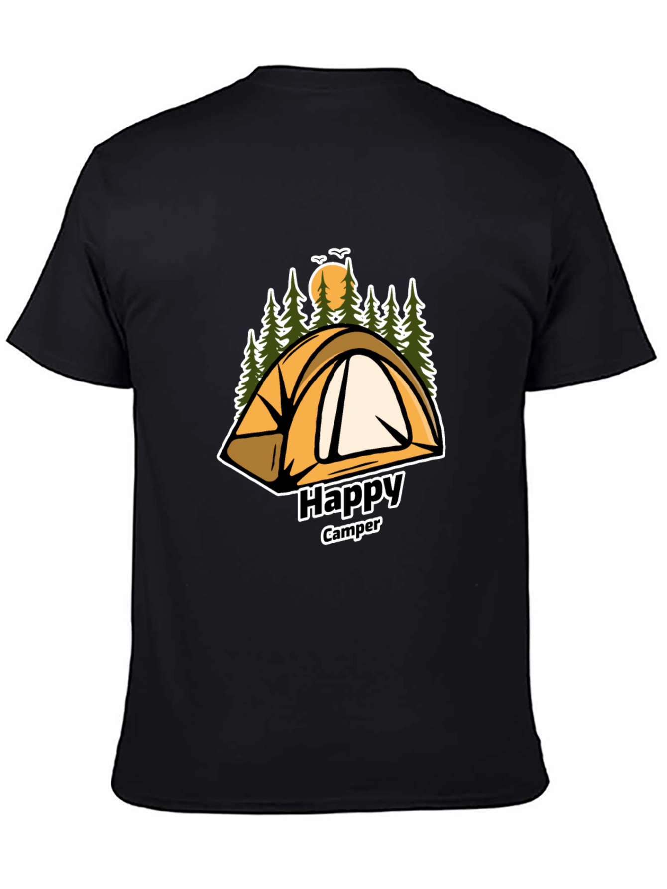 Happy Camper Graphic T-Shirt - Adventure Awaits