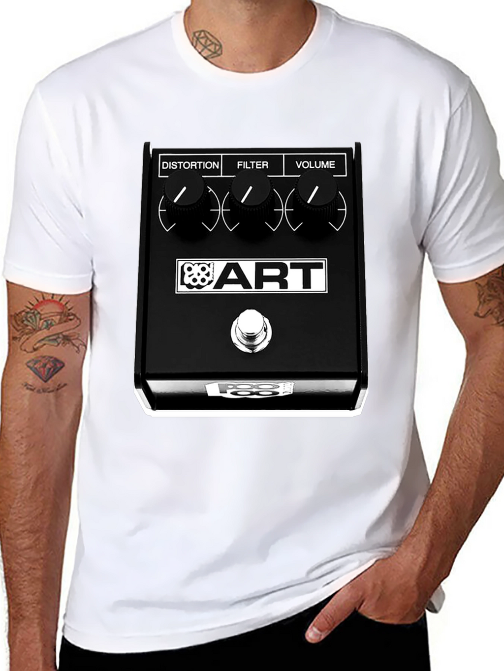 Guitar Pedal Effect T-Shirt - ART Distortion