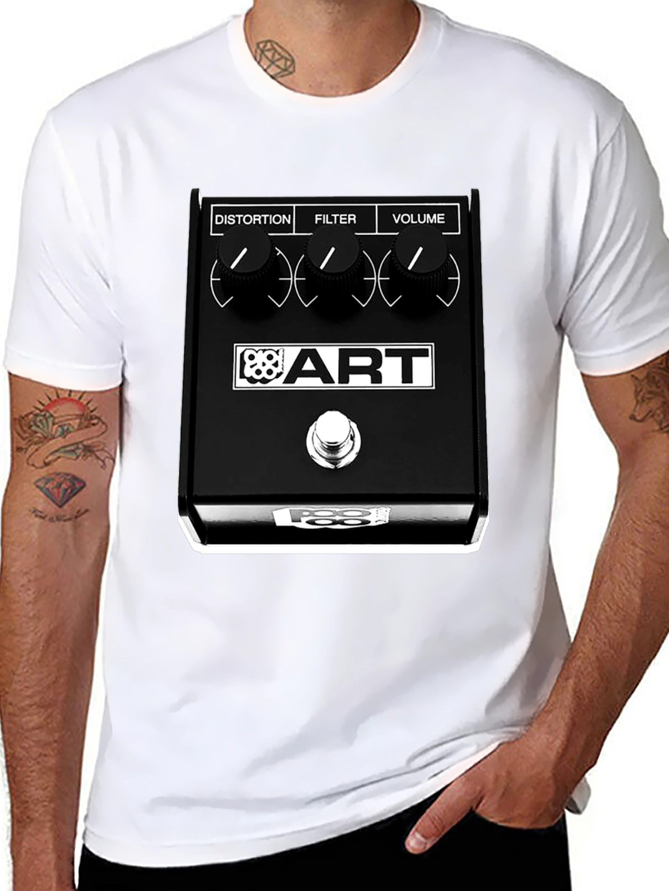 Guitar Pedal Effect T-Shirt - ART Distortion