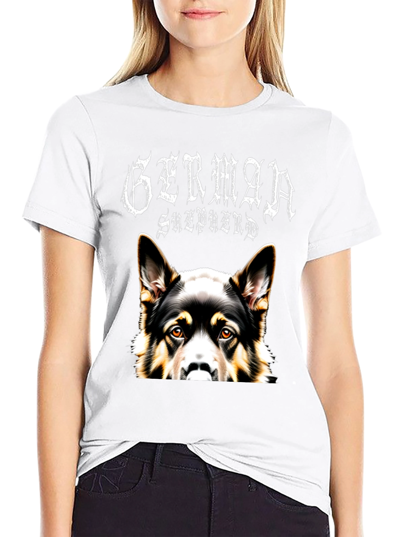 German Shepherd Dog Graphic T-Shirt