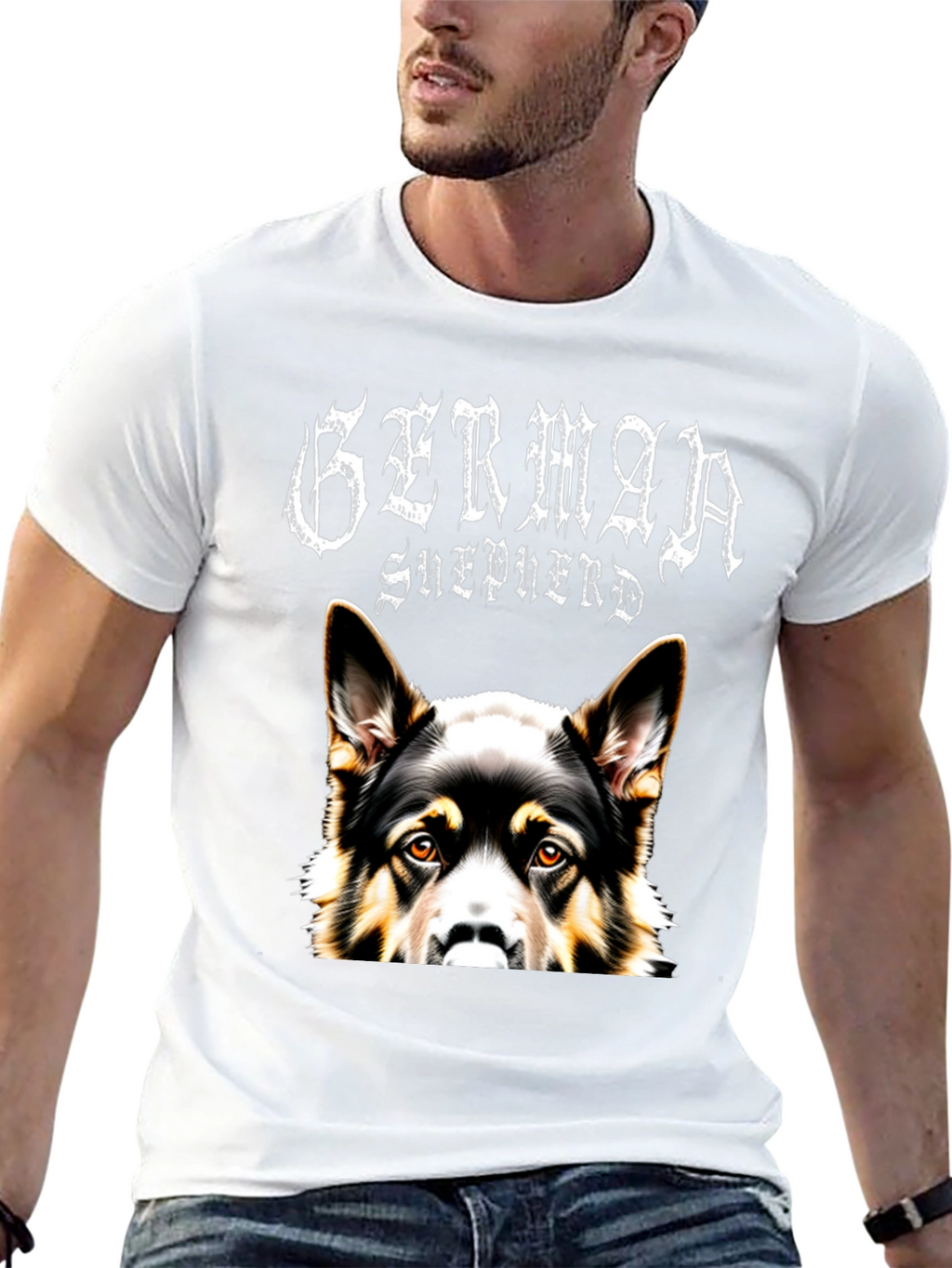 German Shepherd Dog Graphic T-Shirt