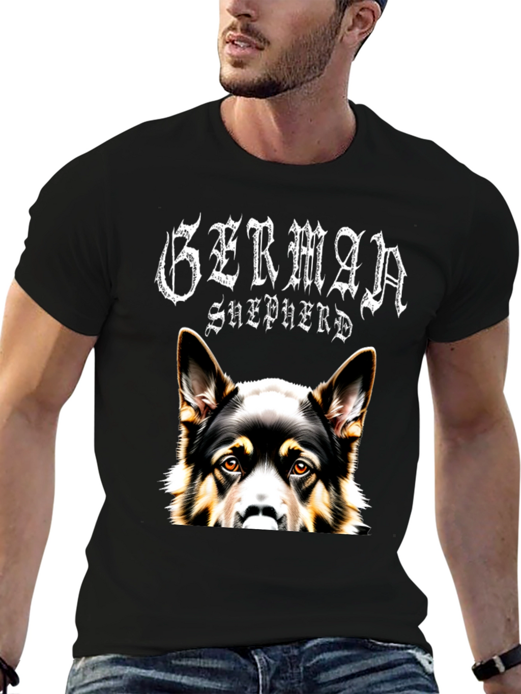 German Shepherd Dog Graphic T-Shirt