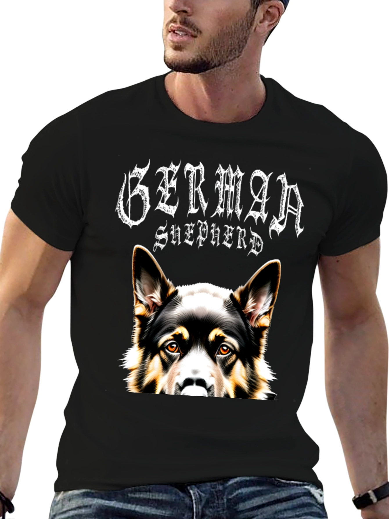 German Shepherd Dog Graphic T-Shirt