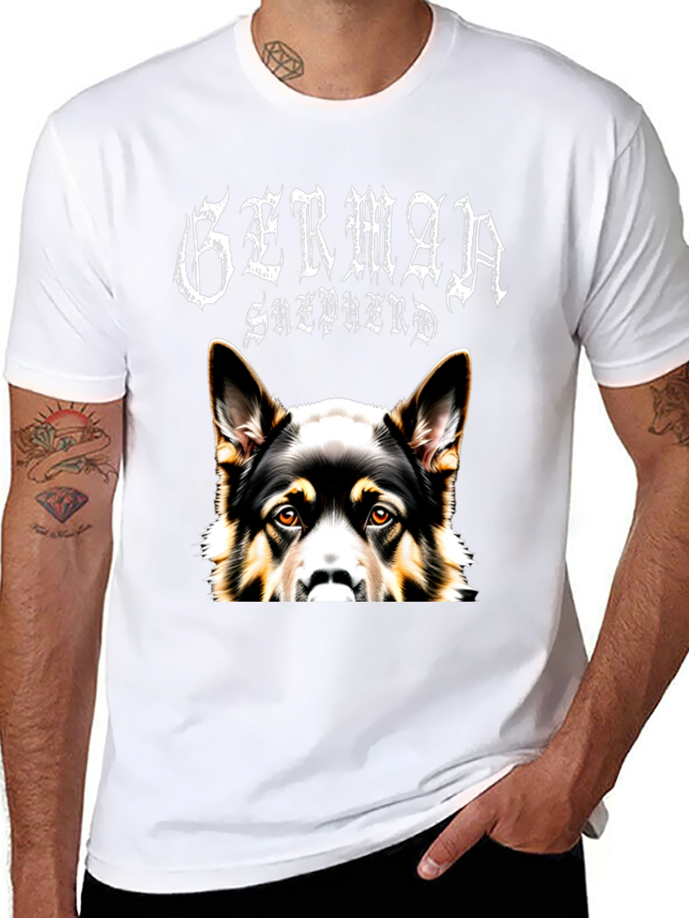 German Shepherd Dog Graphic T-Shirt